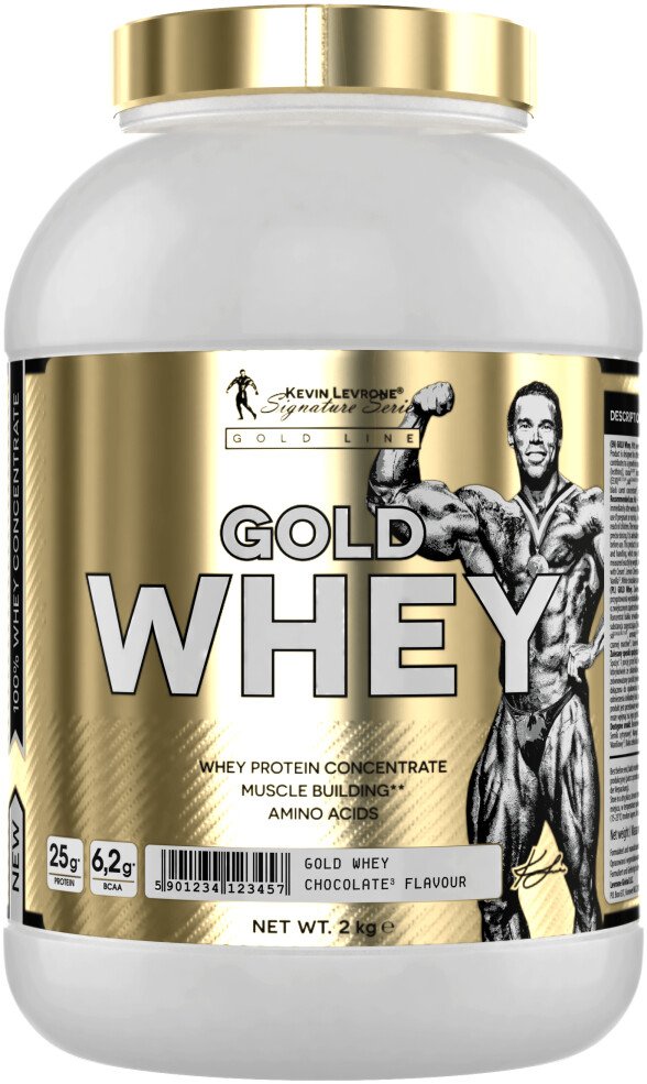 Протеин сывороточный (концентрат) Kevin Levrone Gold Whey (2000 г, клубника)