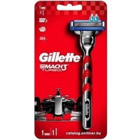 Бритвенный станок Gillette Mach3 Turbo Red 1 сменная кассета 7702018509805