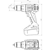 Дрель-шуруповерт Metabo BS 18 LT Compact 602102530 (с 2-мя АКБ, кейс)