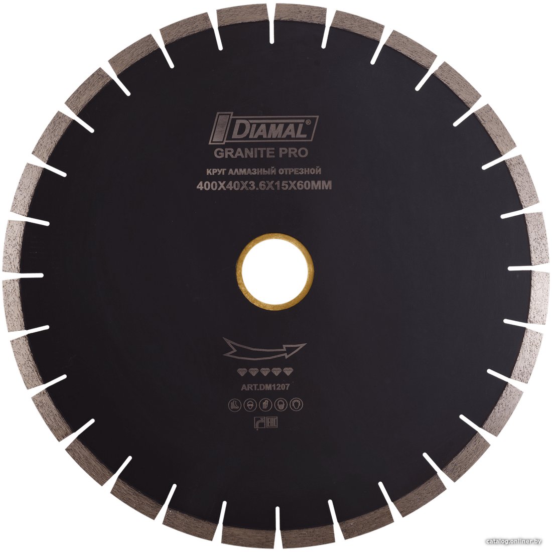 

Отрезной диск алмазный Diamal DM1207
