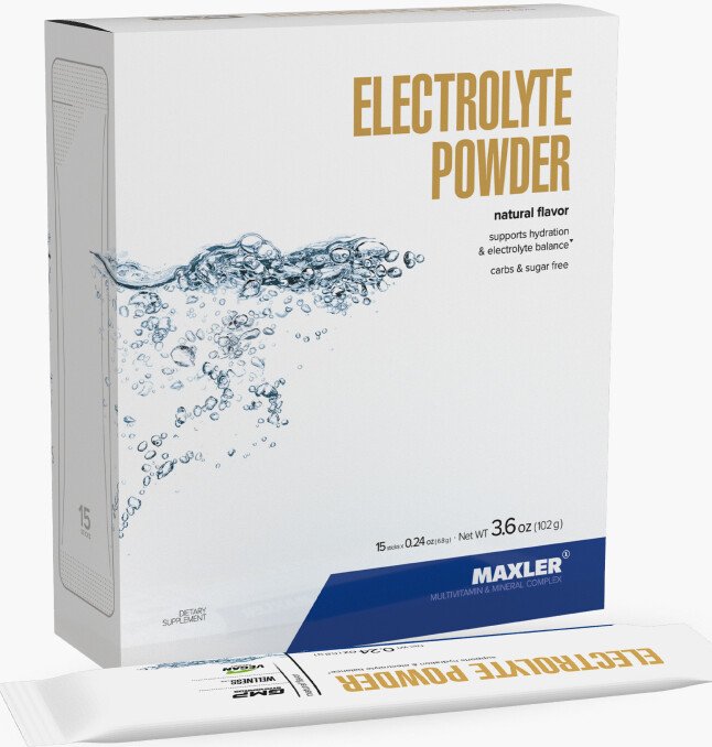 Электролит Maxler Electrolyte Powder (102 г, натуральный)