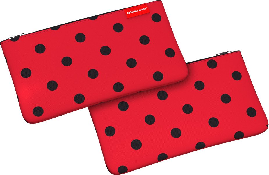 

Пенал Erich Krause Dots in Red 52358
