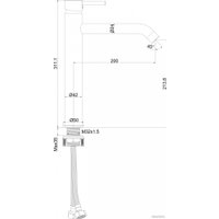 Смеситель Maxonor Pure Life PL1187-9