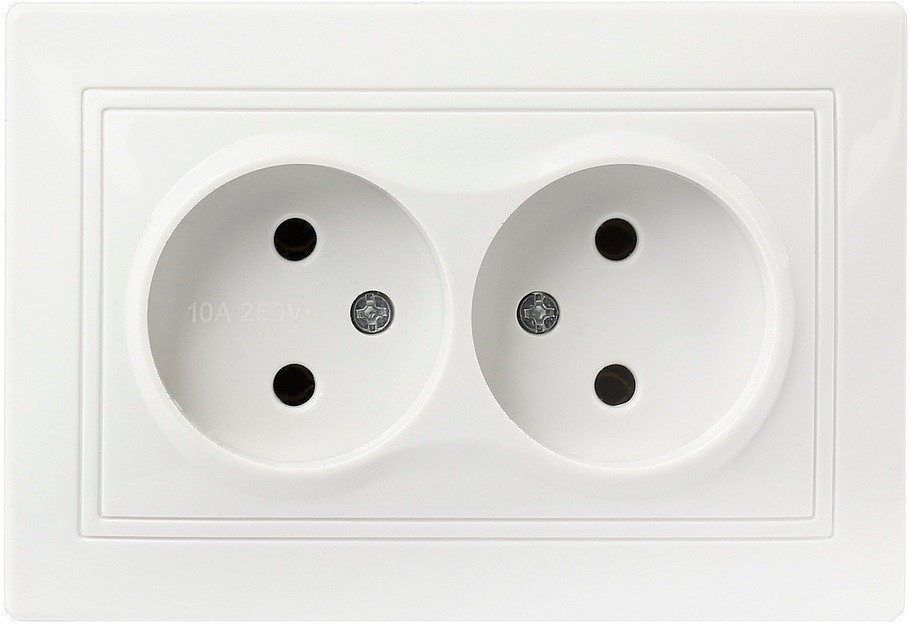 Розетка SmartBuy Венера SBE-01w-10-S2-N