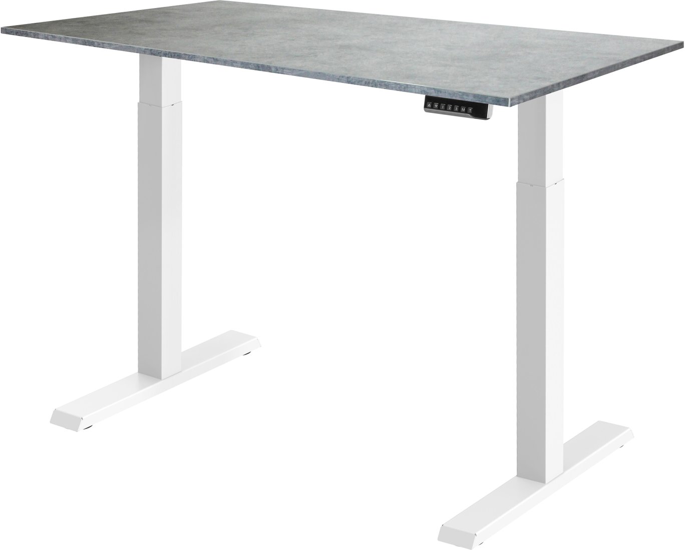 

Стол для работы стоя ErgoSmart Electric Desk Compact (бетон чикаго светло-серый/белый)