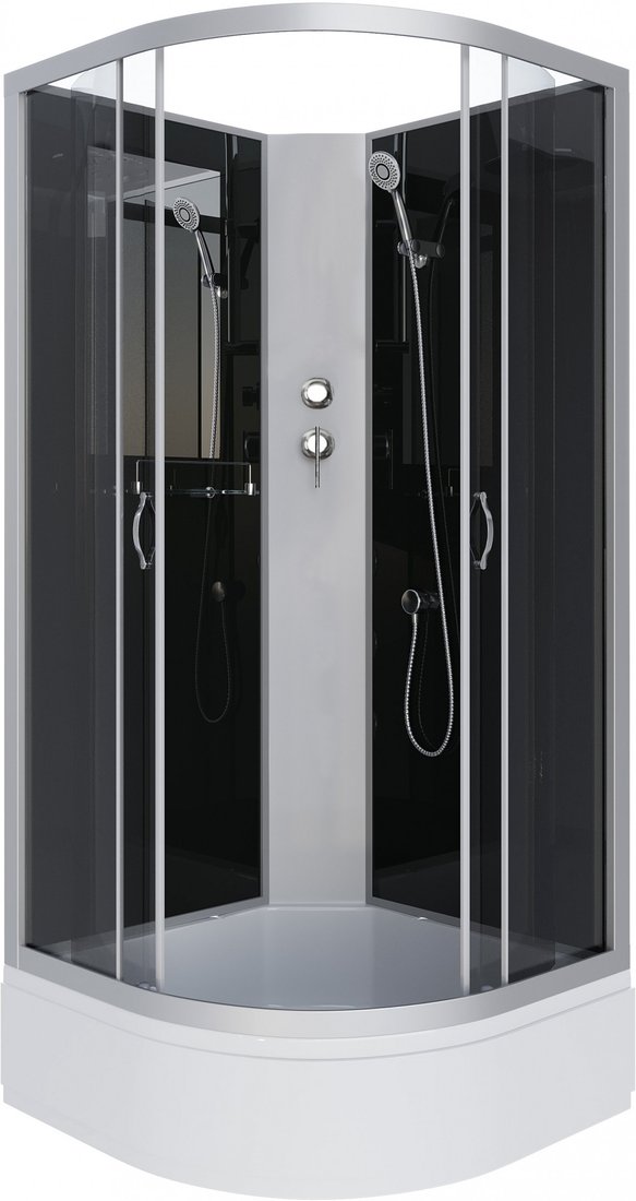 Душевая кабина Niagara NG-3503-14BK 80x80x215 (тонированное стекло)
