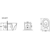 Унитаз подвесной Grossman GR-4477BMS+900.K31.01.000+700.K31.05.42M.42M