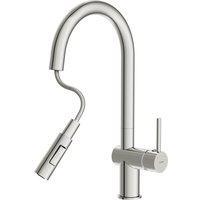 Смеситель Cersanit Brasko однорычажный с выдвижным изливом 64841 (хром)