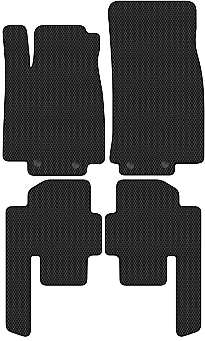 

Комплект ковриков для авто Alicosta Mercedes-Benz R-Class I (минивэн / W251, W251,V251) 2005 - 2013 (черный, ромб)