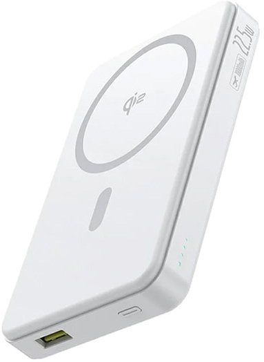 

Внешний аккумулятор Baseus Airpow II Qi2 Magnetic Power Bank 22.5W 10000mAh (белый)