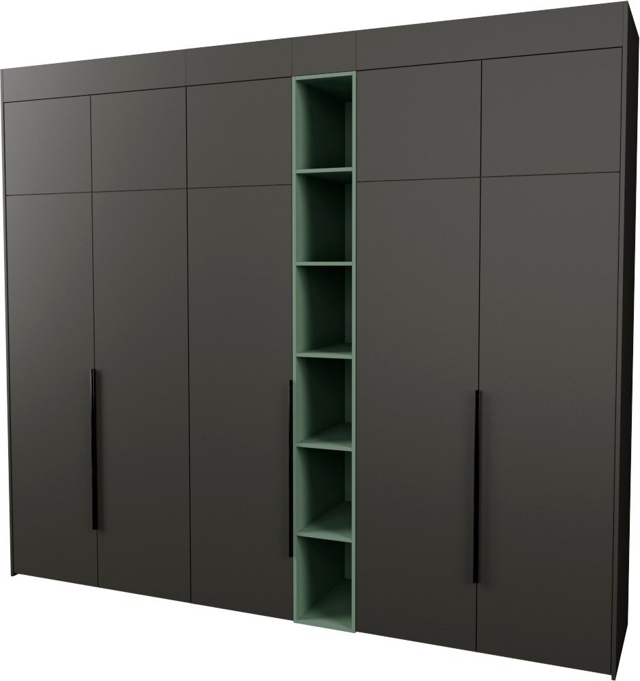 

Шкаф распашной Рэйгрупп Рэй S257-В13-3-WKZ В13-3 (дуб веллингтон/кобальт/зеленый самшит)