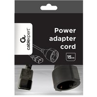 Розетка с вилкой Gembird PC-SFC14M-01