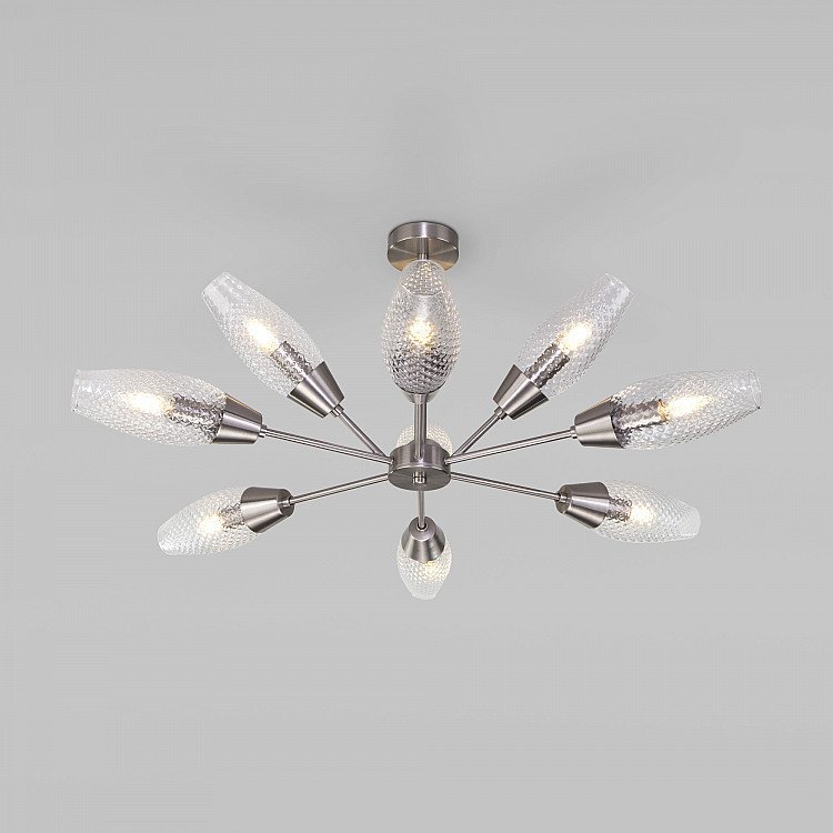 

Подвесная люстра Евросвет Thalia 60140/9 сатин-никель