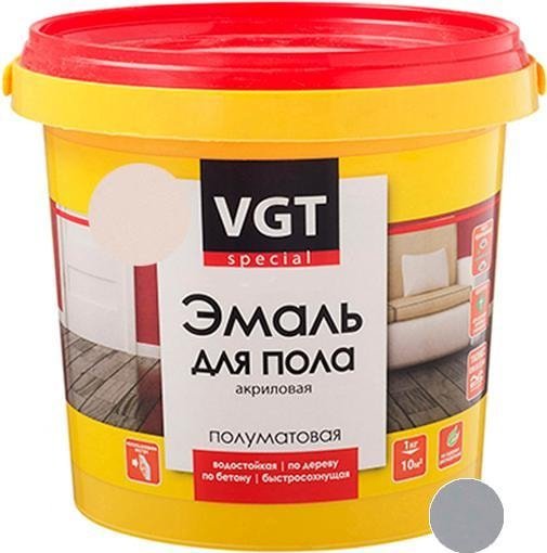 

Эмаль VGT Профи для пола ВД-АК-1179 1 кг (серый)