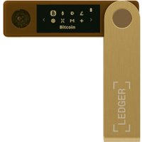 Аппаратный криптокошелек Ledger Nano X (золотистый)