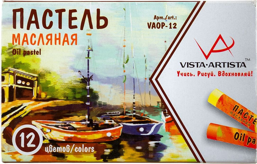 

Пастель масляная Vista-Artista Studio VAOP-12 (12 цв)