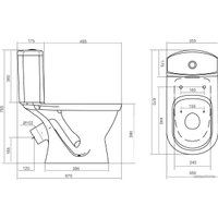 Унитаз напольный Santek Алькор [1.WH30.2.196]