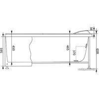 Ванна Aquanet Maldiva 150x90 R