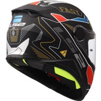 Мотошлем LS2 FF812 Kid Zero (M, серый/красный)