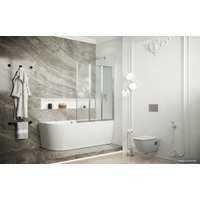 Стеклянная шторка для ванны Ambassador Bath Screens 16041113 90x140