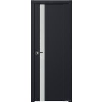 Межкомнатная дверь ProfilDoors 62U L 60x200 (черный матовый, стекло белый лак)