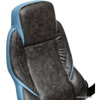 Игровое (геймерское) кресло TetChair Bazuka (серый/голубой)