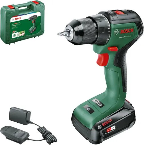

Дрель-шуруповерт Bosch UniversalDrill 18V-60 06039D7001 (с 1-им АКБ 2 Ач, кейс)