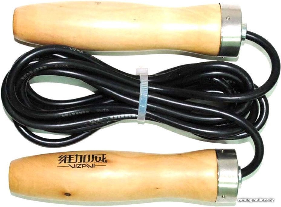 Скакалка ZEZ Sport DR0727 (черный)