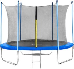 

Батут Atlas Sport 312 см - 10ft (с лестницей, внутренняя сетка, синий)