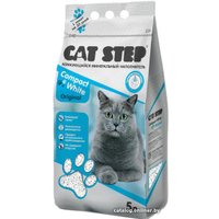 Наполнитель для туалета Cat Step Compact White Original 5 л