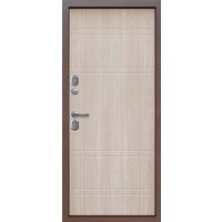 Металлическая дверь Guard Протерма Шоколад букле/уайт (86x205, левая)