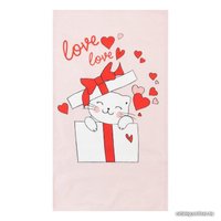 Полотенце Этель Cat's love 5423077 (розовый)