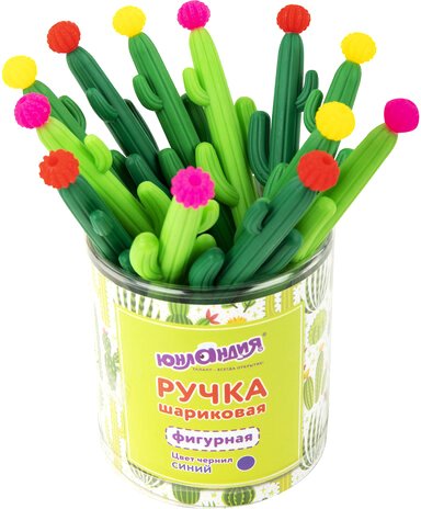 

Ручка шариковая Юнландия Кактус 143774 (в ассортименте)