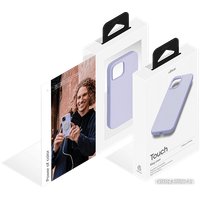 Чехол для телефона uBear Touch Mag для iPhone 15 Plus (лавандовый)