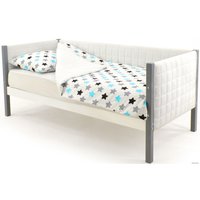 Кровать-тахта Бельмарко Svogen мягкий 00751 160x70 (графит/белый)