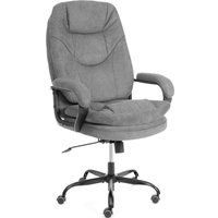 Офисное кресло TetChair Comfort Lux (22) metalBL (ткань серый KUB 05)