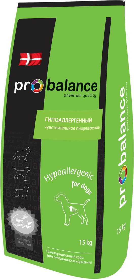 

Сухой корм для собак Probalance Hypoallergenic 15 кг
