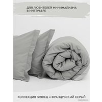 2-спальный комплект постельного белья Василиса 2.0 300221 (французский серый)