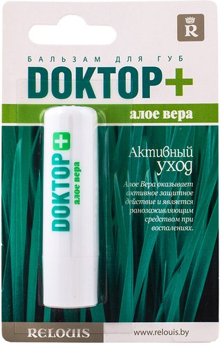 Relouis Бальзам для губ Доктор+ Алое Вера