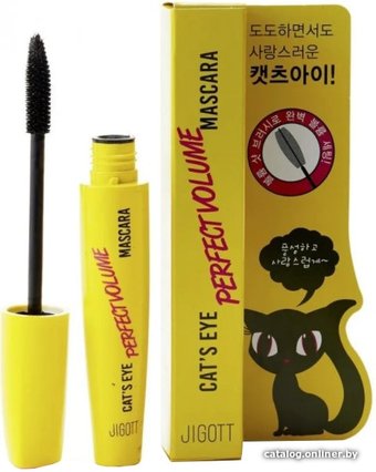 Тушь для ресниц Jigott Cat's Eye Perfect Volume Mascara