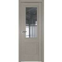 Межкомнатная дверь ProfilDoors 2.37XN L 80x200 (стоун, стекло прозрачное)