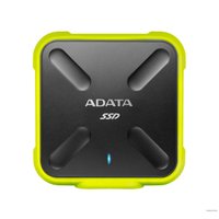 Внешний накопитель ADATA SD700 256GB (черный/желтый) [ASD700-256GU3-CYL]