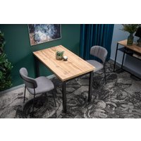 Кухонный стол Halmar Cobalt 120/68 (дуб вотан/черный)
