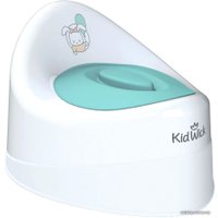 Детский горшок Kidwick Ракушка KW030102 (белый/бирюзовый)