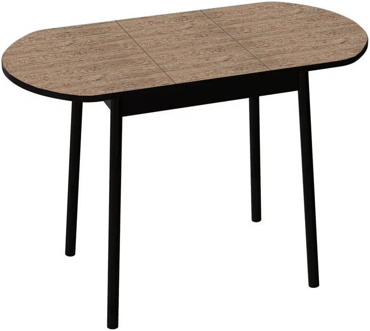 

Кухонный стол ВВР Кэлли-2 раздвижной (дуб кера/черный, пластик)