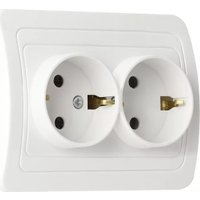 Розетка SmartBuy Марс SBE-02w-16-S2-Z-c