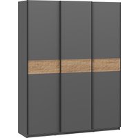 Шкаф-купе Трия Оскар Скания Т2 1800 268698 (ручка черная/серый графит/серый графит/дуб тортугга)