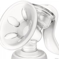 Ручной молокоотсос Philips Avent Natural Comfort с бутылочкой для кормления SCD255/05