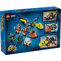 Конструктор LEGO City 60505 Ремикс самолёта, грузовика и судна на воздушной подушке