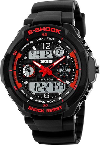 

Наручные часы Skmei S-Shock 0931 (черный/красный)